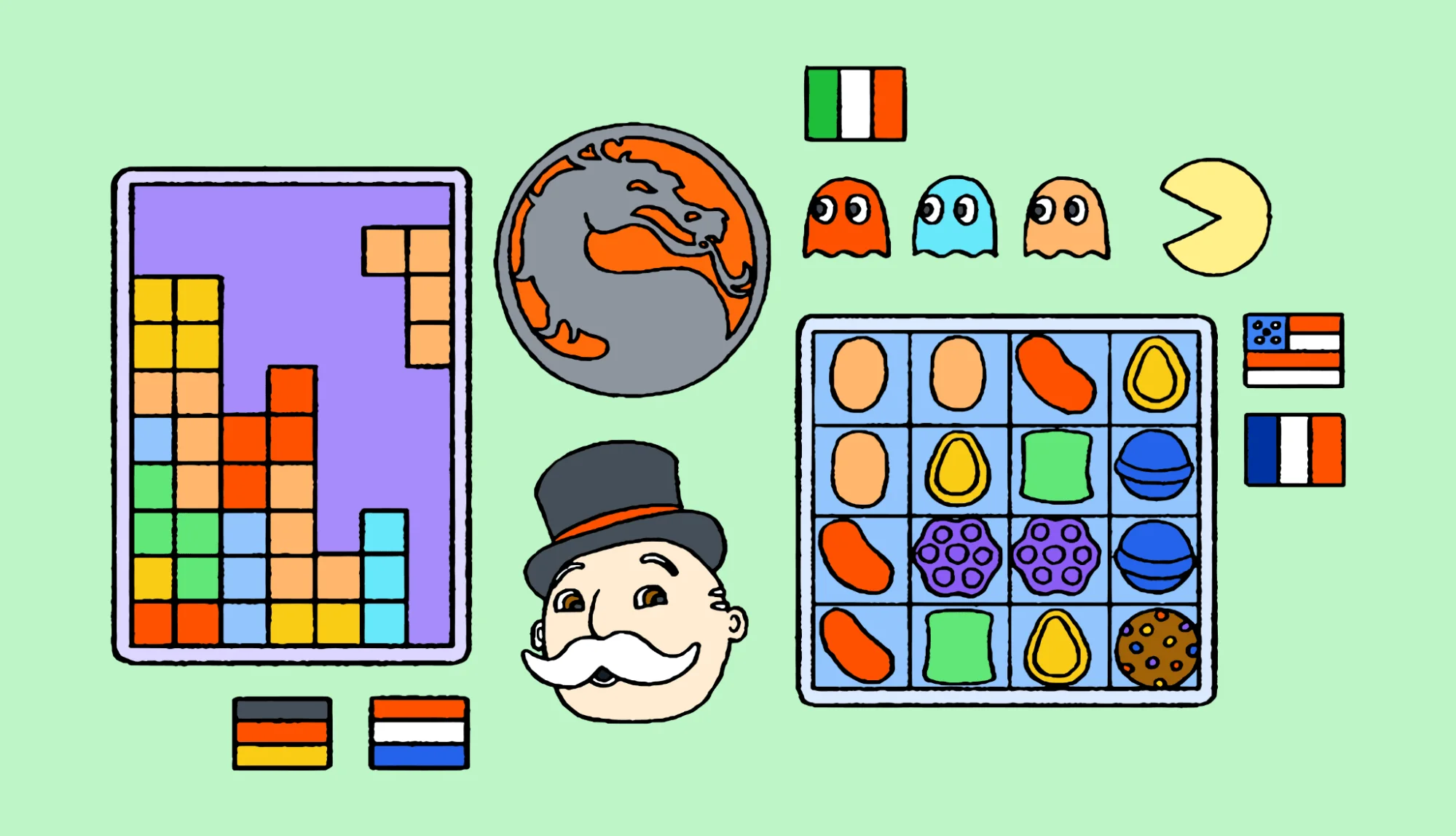Games for players around the world