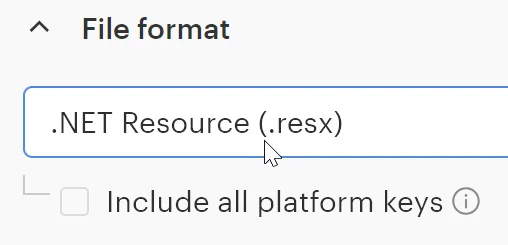 Downloading RESX files for ASP.NET translation