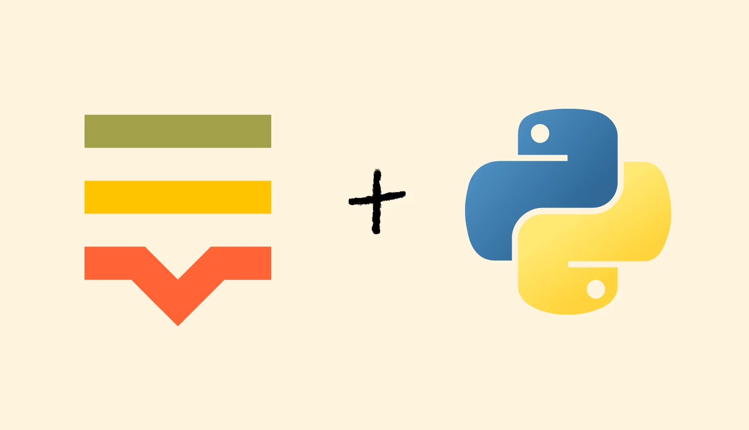 Lokalise and Python logos
