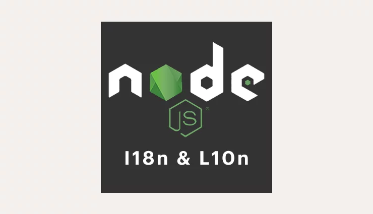 Localization in Node.js and Express.js with i18n examples