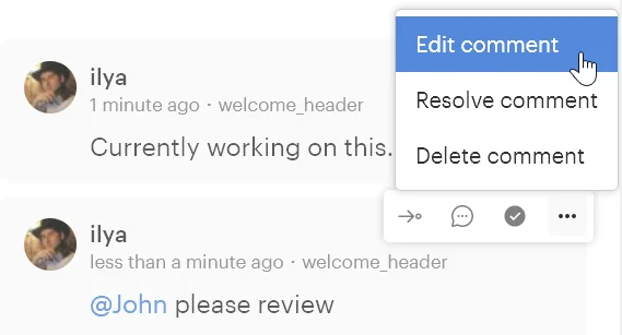 Comments in Lokalise