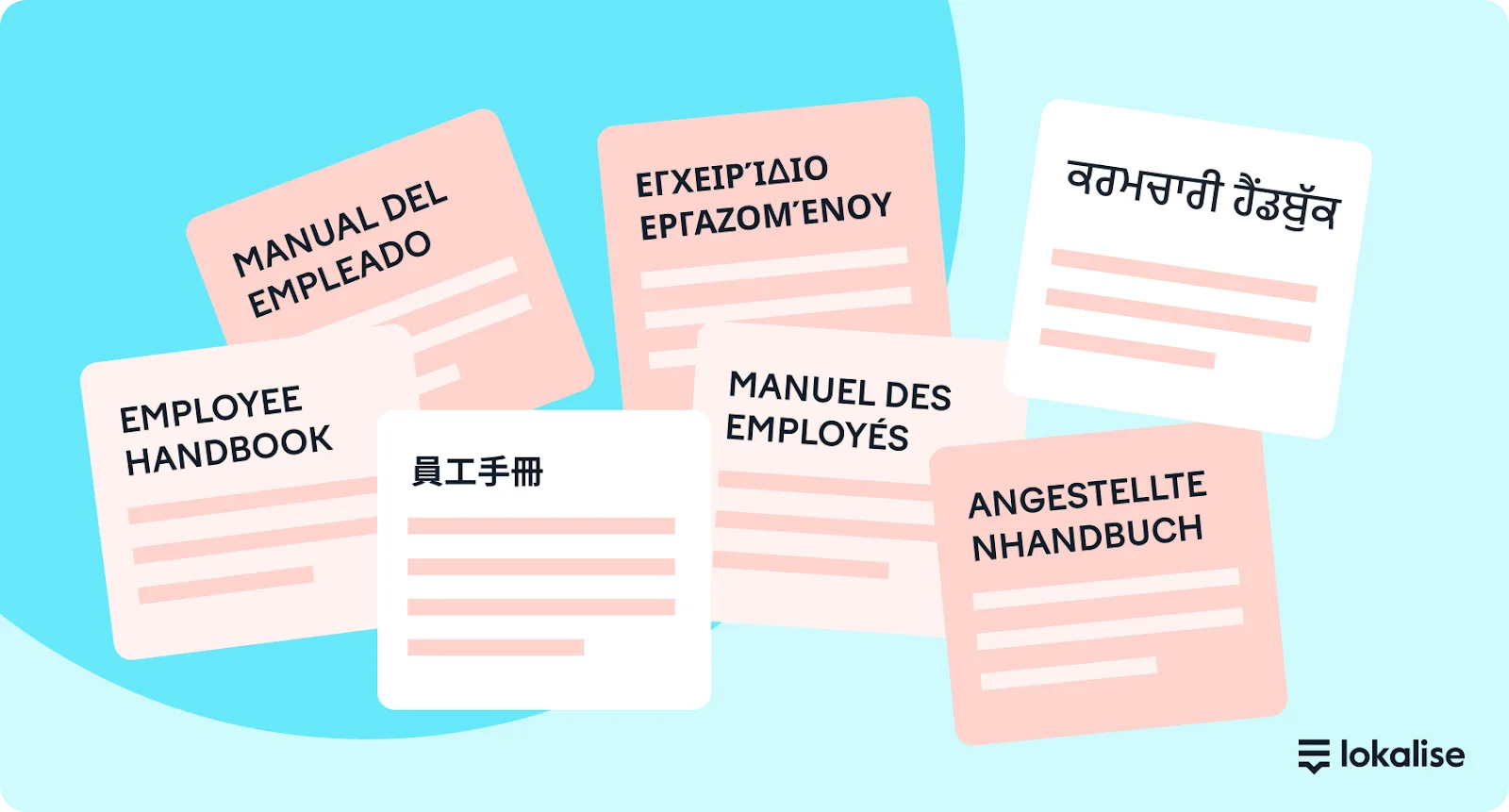 Employee handbook in different languages