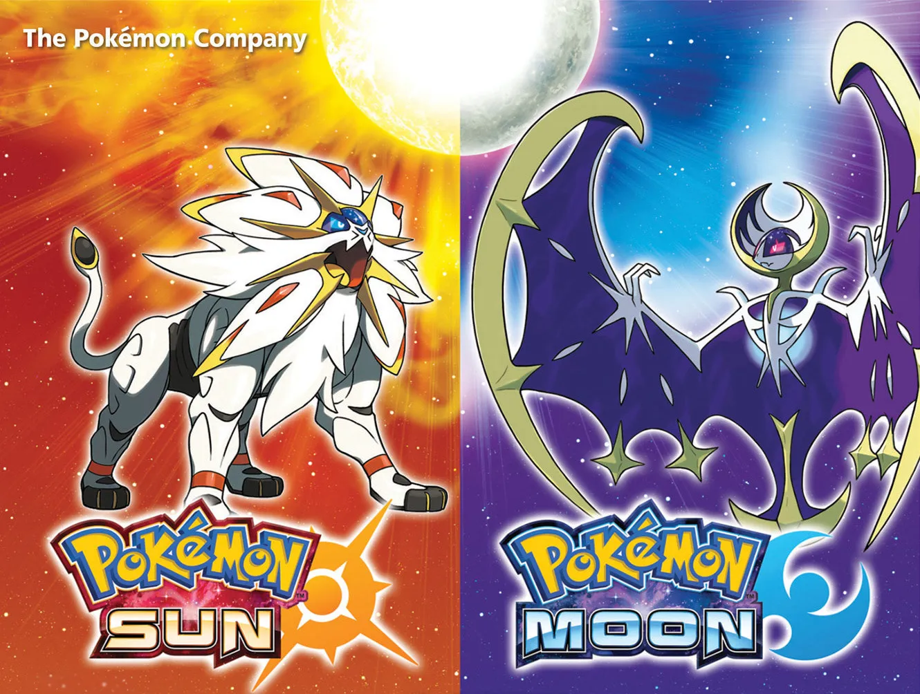 The two games Pokemon Sun and Pokemon Moon that were localized in Chinese only, for the Chinese, Hongkonger and Taiwanese markets.