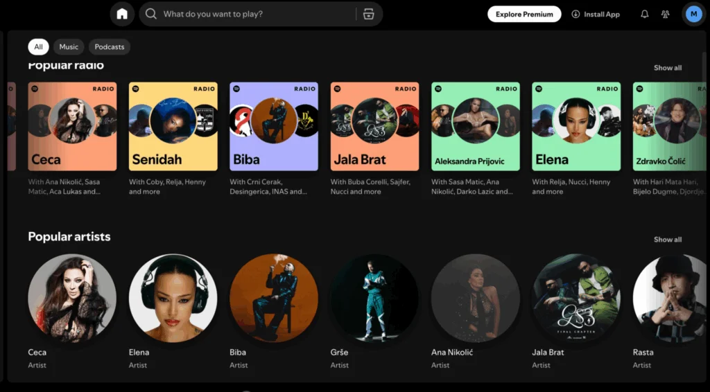 Spotify product localization