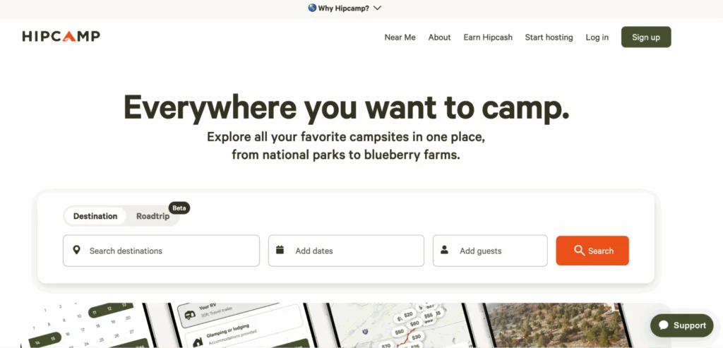 Hipcamp localization