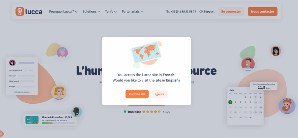 Lucca software localization