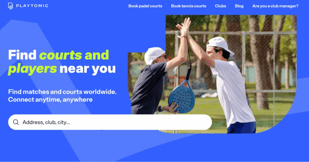 Customer support localization example Playtomic