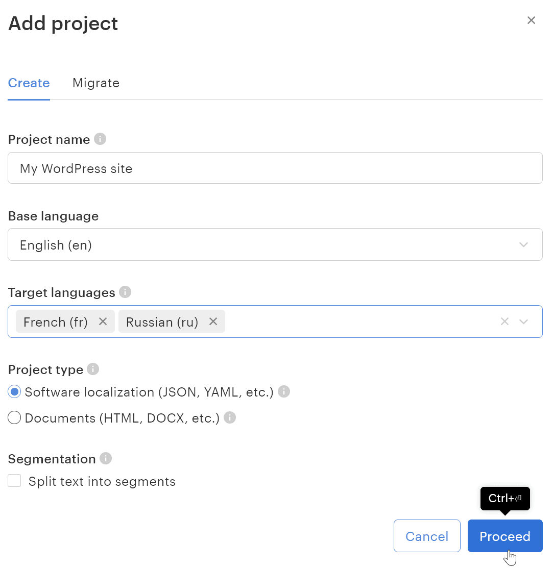 Add project