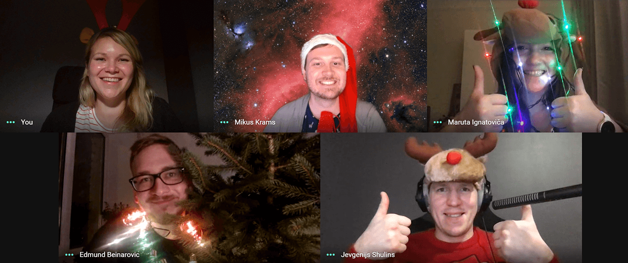 Virtual party games
