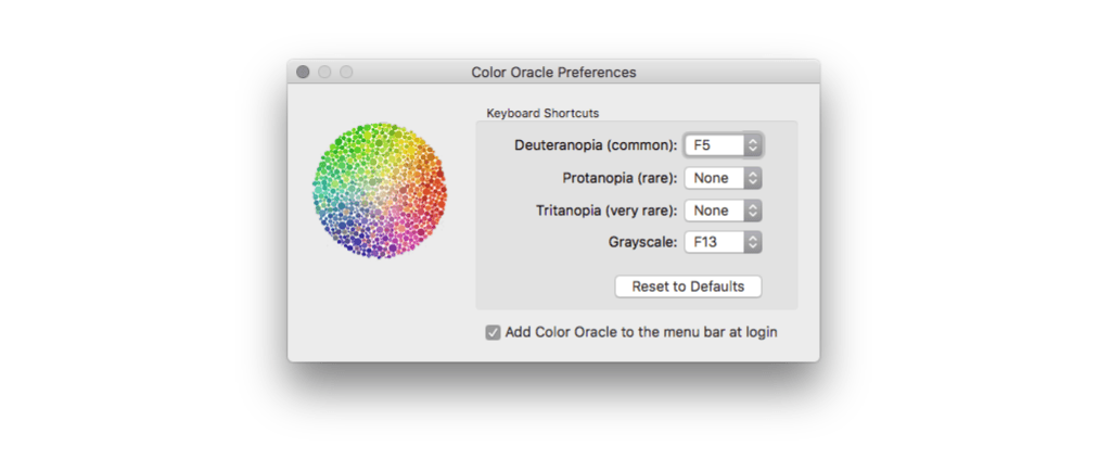 Color Oracle - color blindness simulator