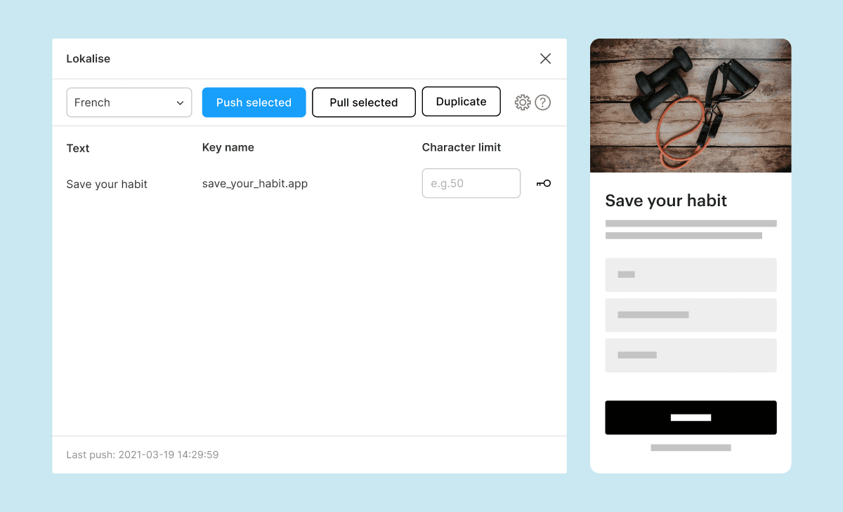 Figma plugin for Lokalise