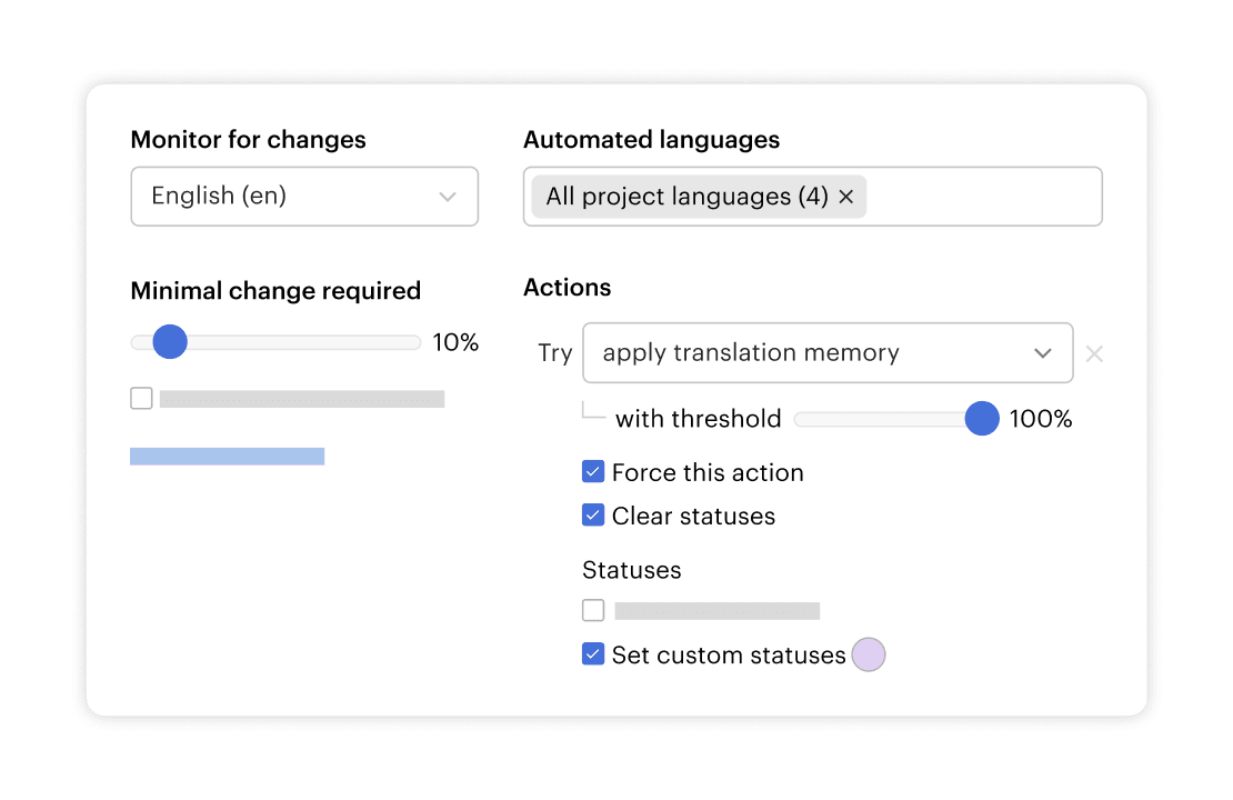 Automate manual localization tasks