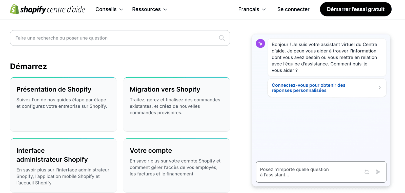 Shopify multilingual support example