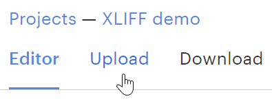 Upload and Download logo
