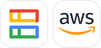 Google Cloud Storage and S3 logos
