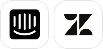 Intercom and support logos