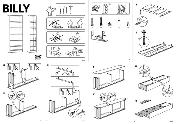 IKEA assembly instructions