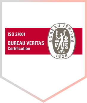 ISO 27001 certification badge