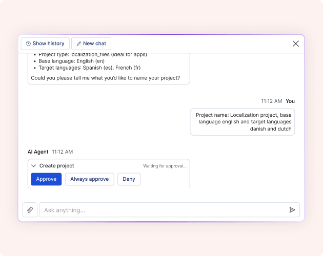 Configure projects instantly