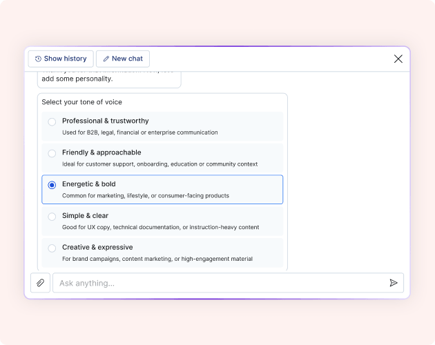 Create and manage translation assets