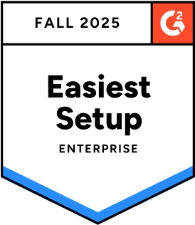 g2 easiest to setup badge