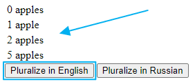English locale