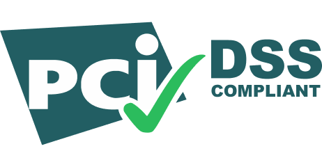 PCI DSS compliant badge