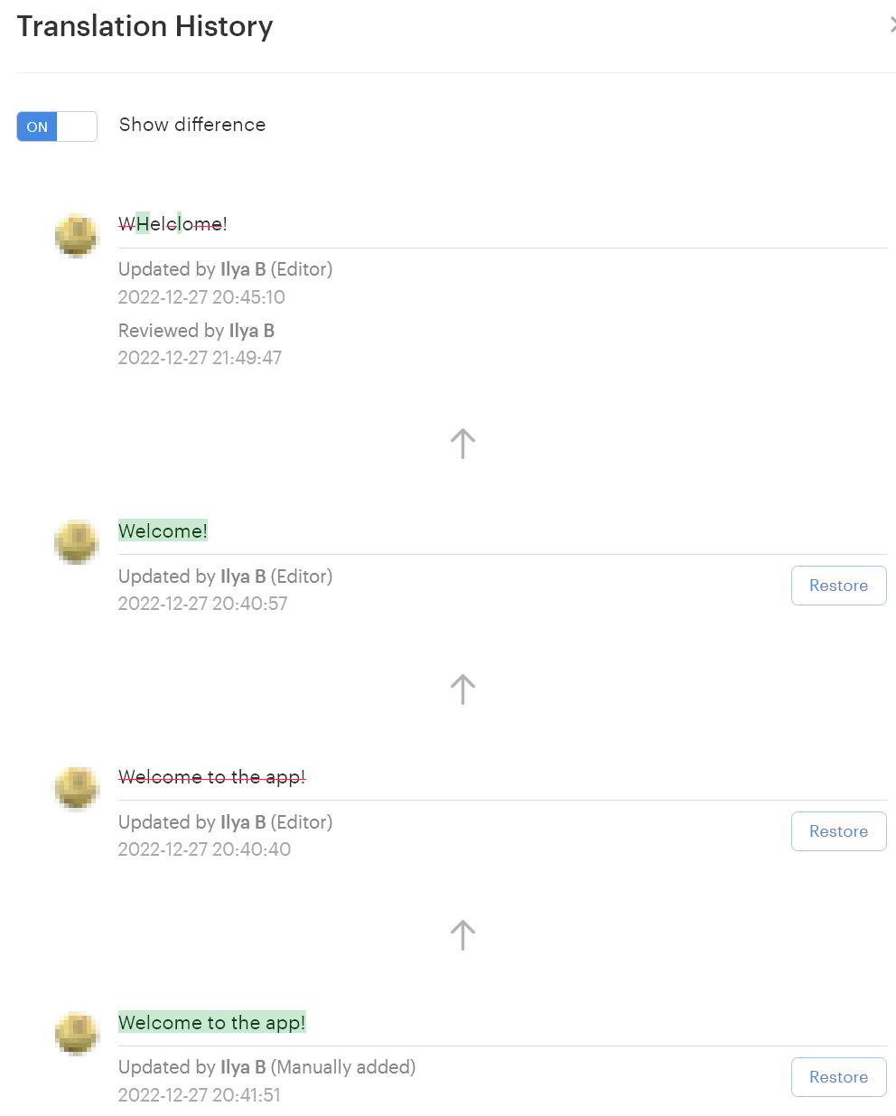 translation history in Lokalise.webp