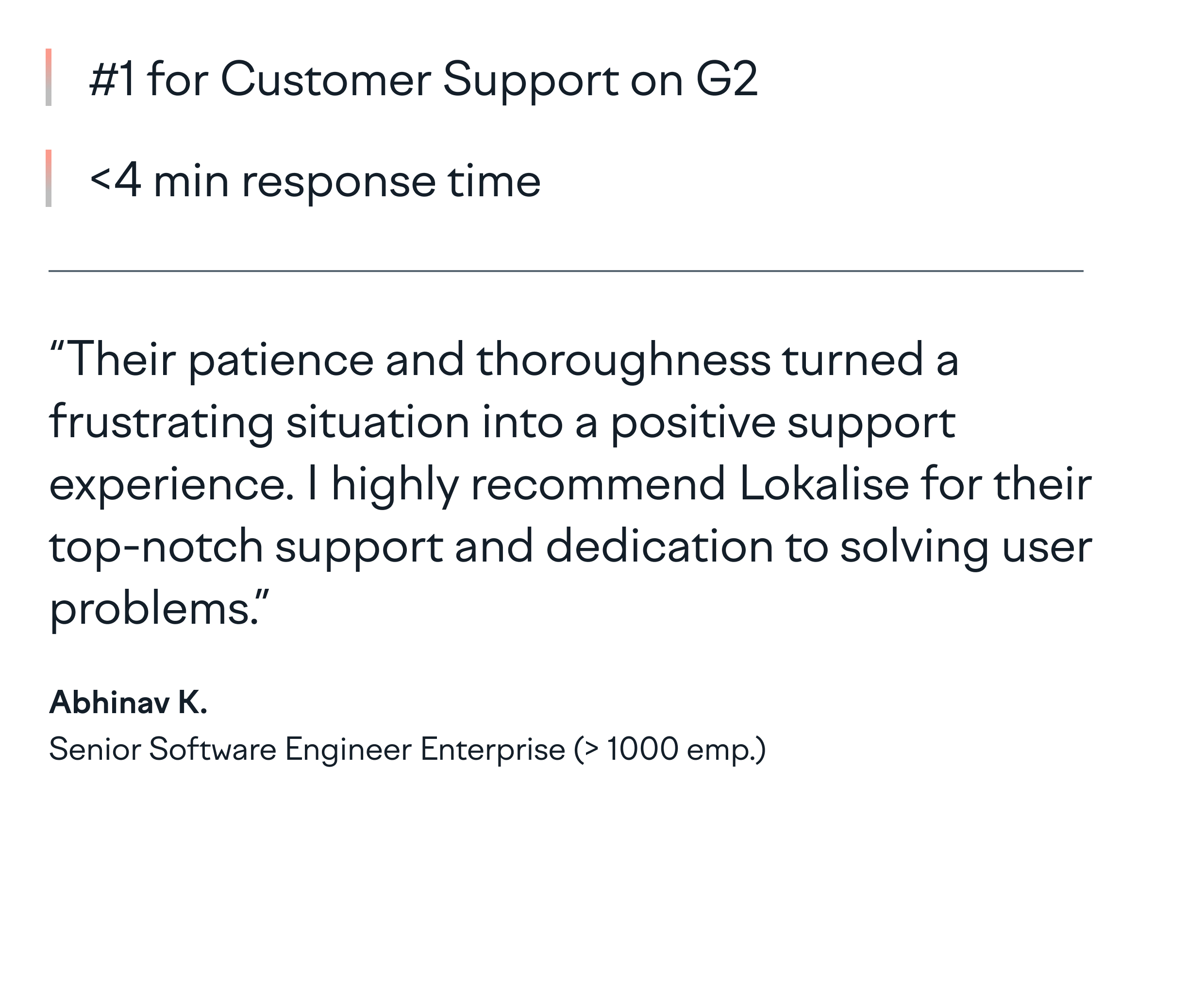 Unmatched Customer Support