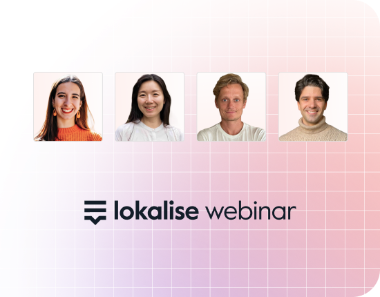 Inside Vantage webinar speakers - Lokalise webinar